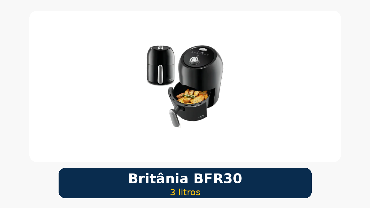 Air Fryer Britânia BFR30 de 3 litros