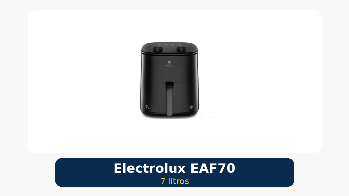 Air Fryer Electrolux EAF70 de 7 litros
