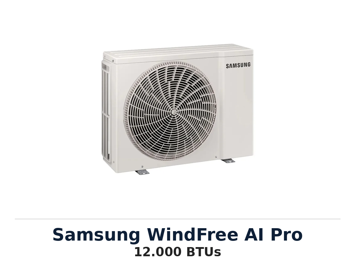 Ar-condicionado Samsung WindFree AI Pro 12.000 BTUs